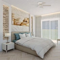 Buy 🥰 Patriot Lighting™ Gilford 52" White Indoor LED Ceiling Fan 👍 -Patriot Lighting Sales 3550603 room1