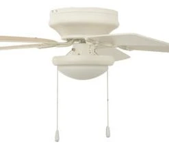 Buy 🥰 Patriot Lighting™ Gilford 52" White Indoor LED Ceiling Fan 👍 -Patriot Lighting Sales 3550603 side2018