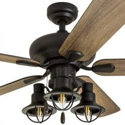 Flash Sale 🧨 Patriot Lighting™ Crown Point 52" Matte Black Industrial Indoor LED Ceiling Fan ⌛ 14 Flash Sale 🧨 Patriot Lighting™ Crown Point 52" Matte Black Industrial Indoor LED Ceiling Fan ⌛ -Patriot Lighting Sales 3550641 20675 Main2Zoomed