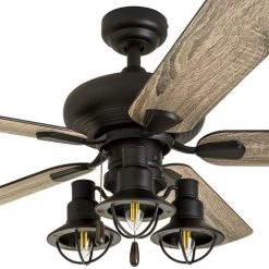 Flash Sale 🧨 Patriot Lighting™ Crown Point 52" Matte Black Industrial Indoor LED Ceiling Fan ⌛ 13 Flash Sale 🧨 Patriot Lighting™ Crown Point 52" Matte Black Industrial Indoor LED Ceiling Fan ⌛ -Patriot Lighting Sales 3550641 20675 MainZoomed