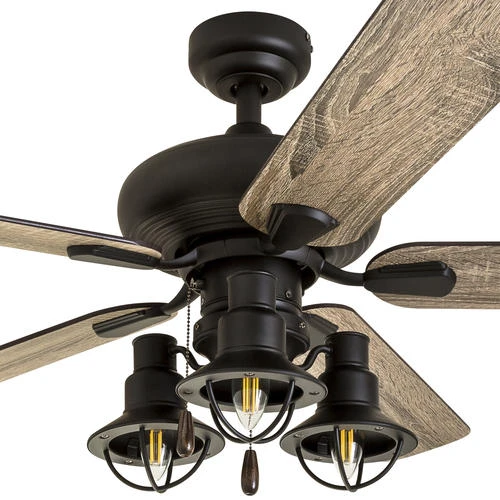 Flash Sale 🧨 Patriot Lighting™ Crown Point 52" Matte Black Industrial Indoor LED Ceiling Fan ⌛ 6 Flash Sale 🧨 Patriot Lighting™ Crown Point 52" Matte Black Industrial Indoor LED Ceiling Fan ⌛ - Image 4