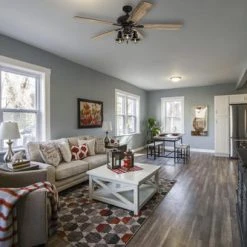 Flash Sale 🧨 Patriot Lighting™ Crown Point 52" Matte Black Industrial Indoor LED Ceiling Fan ⌛ 12 Flash Sale 🧨 Patriot Lighting™ Crown Point 52" Matte Black Industrial Indoor LED Ceiling Fan ⌛ -Patriot Lighting Sales 3550641 20675 livingroom