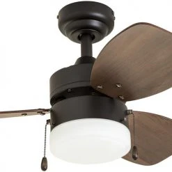 Promo 🎉 Patriot Lighting™ Gibson Street 30" Bronze Indoor LED Ceiling Fan 👏 -Patriot Lighting Sales 3550643 20677 Main2Zoomed