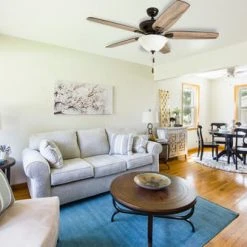 Hot Sale ⌛ Patriot Lighting™ Lincoln Park II 52" Oil-Rubbed Bronze Indoor LED Ceiling Fan 🌟 -Patriot Lighting Sales 3550646 20680 lifeB 1