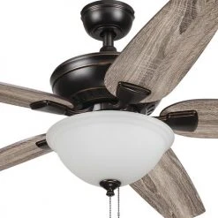 Hot Sale ⌛ Patriot Lighting™ Lincoln Park II 52" Oil-Rubbed Bronze Indoor LED Ceiling Fan 🌟 -Patriot Lighting Sales 3550646 Alt12