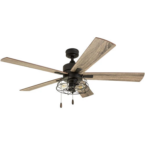 Hot Sale ✨ Patriot Lighting™ Miller Station 52" Matte Black Industrial Indoor LED Ceiling Fan 😀 3 Hot Sale ✨ Patriot Lighting™ Miller Station 52" Matte Black Industrial Indoor LED Ceiling Fan 😀