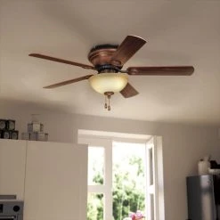 Wholesale 🔥 Patriot Lighting™ Camden II 42" Aged Walnut Indoor LED Ceiling Fan 🎉 -Patriot Lighting Sales 3550676 Alt11