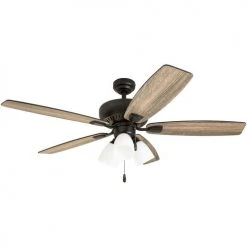 Hot Sale ⭐ Patriot Lighting™ Tisbury II 52" Bronze Indoor LED Ceiling Fan ⭐