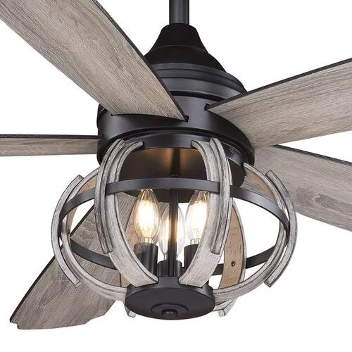 Best deal 🔔 Patriot Lighting® Elegant Home Nixie 52" New Bronze & Distressed Wood Indoor Ceiling Fan 😍 4 Best deal 🔔 Patriot Lighting® Elegant Home Nixie 52" New Bronze & Distressed Wood Indoor Ceiling Fan 😍 - Image 2