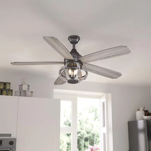 Best deal 🔔 Patriot Lighting® Elegant Home Nixie 52" New Bronze & Distressed Wood Indoor Ceiling Fan 😍 9 Best deal 🔔 Patriot Lighting® Elegant Home Nixie 52" New Bronze & Distressed Wood Indoor Ceiling Fan 😍 - Image 7