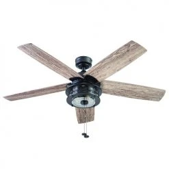 Coupon ⌛ Patriot Lighting™ Slade 52" Matte Black Indoor/Outdoor LED Ceiling Fan 🛒 -Patriot Lighting Sales 3550710 ALT2