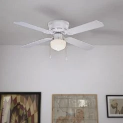 Discount 🔥 Patriot Lighting™ Eros II 42" White Indoor LEDCeiling Fan 👏 15 Discount 🔥 Patriot Lighting™ Eros II 42" White Indoor LEDCeiling Fan 👏 -Patriot Lighting Sales 3550712 Alt6