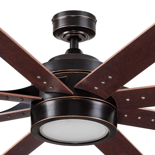 Budget 😀 Patriot Lighting™ Grand Haven II 62" Oil-Rubbed Bronze Indoor LED Ceiling Fan ✨ 6 Budget 😀 Patriot Lighting™ Grand Haven II 62" Oil-Rubbed Bronze Indoor LED Ceiling Fan ✨ - Image 4