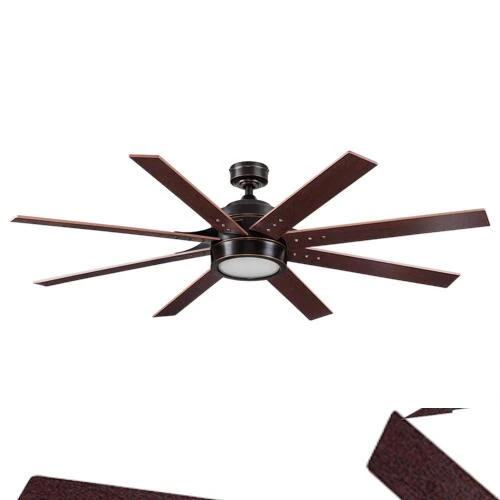 Budget 😀 Patriot Lighting™ Grand Haven II 62" Oil-Rubbed Bronze Indoor LED Ceiling Fan ✨ 5 Budget 😀 Patriot Lighting™ Grand Haven II 62" Oil-Rubbed Bronze Indoor LED Ceiling Fan ✨ - Image 3