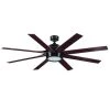Budget 😀 Patriot Lighting™ Grand Haven II 62" Oil-Rubbed Bronze Indoor LED Ceiling Fan ✨ -Patriot Lighting Sales 3550713 MASTER