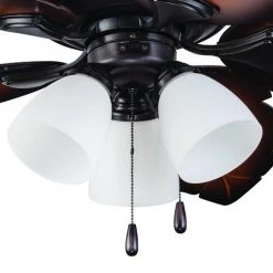 Outlet 🎉 Patriot Lighting™ Sonesta IV 52" Iron Indoor/Outdoor LED Ceiling Fan ✔️ -Patriot Lighting Sales 3550714 ALT18