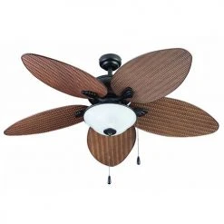 Best Sale ❤️ Patriot Lighting™ Florida Breeze 52" Bronze Indoor/Outdoor LED Ceiling Fan ⌛ -Patriot Lighting Sales 3550716 ALT2