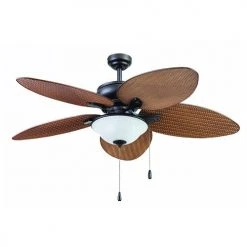 Best Sale ❤️ Patriot Lighting™ Florida Breeze 52" Bronze Indoor/Outdoor LED Ceiling Fan ⌛ -Patriot Lighting Sales 3550716 ALT8