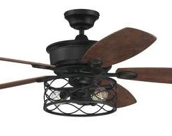 Cheap ❤️ Patriot Lighting™ Phinny 56" Matte Black Indoor LED Ceiling Fan ❤️