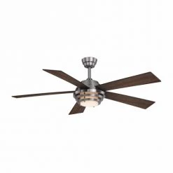 Brand new 🤩 Patriot Lighting™ Kyoto 52" Brushed Nickel Indoor Integrated LED Ceiling Fan 🌟 -Patriot Lighting Sales 3550733 Alt6