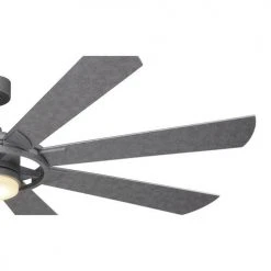 Best Sale ❤️ Patriot Lighting™ Holland 68" Painted Galvanized Indoor/Outdoor Integrated LED Ceiling Fan 👍 -Patriot Lighting Sales 3550735 Alt2