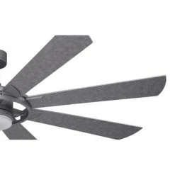 Best Sale ❤️ Patriot Lighting™ Holland 68" Painted Galvanized Indoor/Outdoor Integrated LED Ceiling Fan 👍 -Patriot Lighting Sales 3550735 Alt3