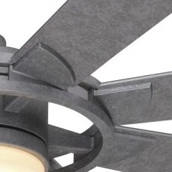 Best Sale ❤️ Patriot Lighting™ Holland 68" Painted Galvanized Indoor/Outdoor Integrated LED Ceiling Fan 👍 -Patriot Lighting Sales 3550735 Alt5