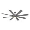 Best Sale ❤️ Patriot Lighting™ Holland 68" Painted Galvanized Indoor/Outdoor Integrated LED Ceiling Fan 👍 -Patriot Lighting Sales 3550735 Master
