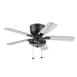 Flash Sale ⭐ Patriot Lighting™ Annetta 52" Matte Black LED Indoor/Outdoor Ceiling Fan 😉 -Patriot Lighting Sales 3550748 20778 MASTER2