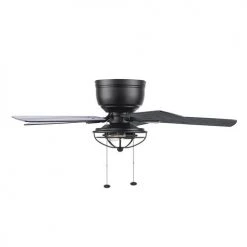 Flash Sale ⭐ Patriot Lighting™ Annetta 52" Matte Black LED Indoor/Outdoor Ceiling Fan 😉 -Patriot Lighting Sales 3550748 20778 RS