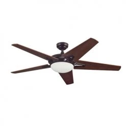 Best Sale 🎉 Patriot Lighting™ Midori II 52" Oil-Rubbed Bronze Indoor LED Ceiling Fan 🎁