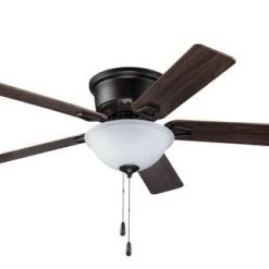 Hot Sale 👍 Patriot Lighting™ Alston 52" Bronze Indoor LED Ceiling Fan 👍