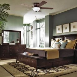 Hot Sale 👍 Patriot Lighting™ Alston 52" Bronze Indoor LED Ceiling Fan 👍 -Patriot Lighting Sales 3557068 room1