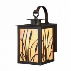 Budget 🎉 Patriot Lighting® Cattail Burnished Bronze Outdoor Wall Light 🥰