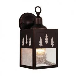 Promo 🤩 Patriot Lighting® Trees Burnished Bronze Outdoor Wall Light ⌛