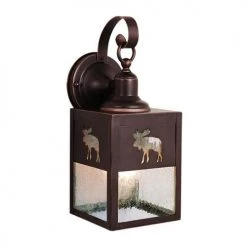 Cheapest ✨ Patriot Lighting® Moose Burnished Bronze Outdoor Wall Light ⭐