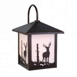 Discount 🛒 Patriot Lighting® Deer Burnished Bronze Outdoor Wall Light ❤️