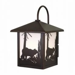 Best Pirce 🥰 Patriot Lighting® Bear Burnished Bronze Outdoor Wall Light ⌛ -Patriot Lighting Sales 356 2233