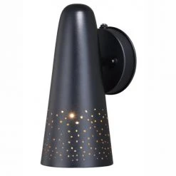 Best deal ⌛ Patriot Lighting® Amara Textured Black Outdoor Wall Light ✨