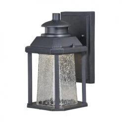 Best Pirce ⌛ Patriot Lighting® Eliza Textured Black LED Outdoor Wall Light ⭐