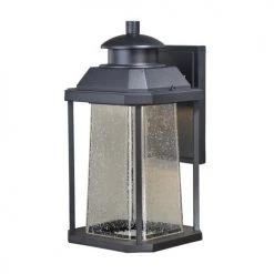Best deal 🌟 Patriot Lighting® Eliza Textured Black LED Outdoor Wall Light ❤️