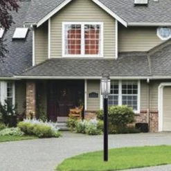 Outlet ✨ Patriot Lighting® Clermont Brushed Pewter And Textured Black Post Light 😍 -Patriot Lighting Sales 356 3838 IU