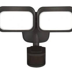 Coupon 🔥 Patriot Lighting® Dualux Bronze LED Dual Head Motion Sensor Outdoor Security Flood Light 🔥 -Patriot Lighting Sales 356 9428 alt
