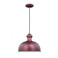 Best deal ⭐ Patriot Lighting® Lincoln Brushed Copper 13" Outdoor Pendant Light 🥰
