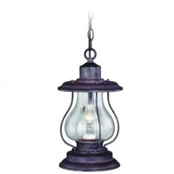 Discount ❤️ Patriot Lighting® Portage Weathered Pantina 8" Outdoor Pendant Light ✨