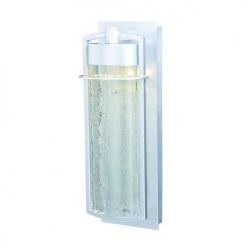 Best deal 😍 Patriot Lighting® Uptown Painted Satin Nickel Integrated LED Outdoor Wall Light 🔔