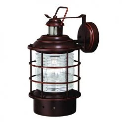 Budget 🛒 Patriot Lighting® Dualux Bainbridge Burnished Bronze Motion Sensor Outdoor Wall Light 🔔