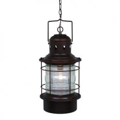 Hot Sale 😉 Patriot Lighting® Bainbridge Burnished Bronze Outdoor Pendant Light 🔥