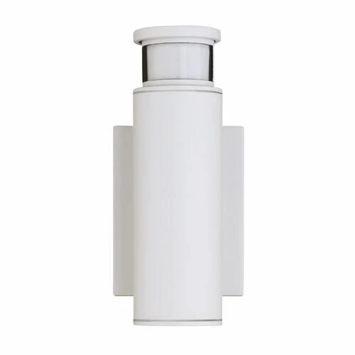 Cheapest ⭐ Patriot Lighting® Dualux Cylinder Textured White Motion Sensor Integrated LED Outdoor Security Wall Light 😉 4 Cheapest ⭐ Patriot Lighting® Dualux Cylinder Textured White Motion Sensor Integrated LED Outdoor Security Wall Light 😉 - Image 2