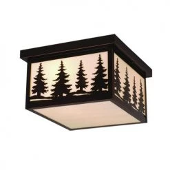 Promo 😀 Patriot Lighting® Forest Burnished Bronze Outdoor Ceiling Light 👏